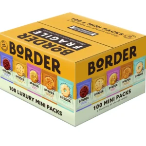 Border Luxury Mini Pack 100 Biscuits 5 Variety (1 Box)