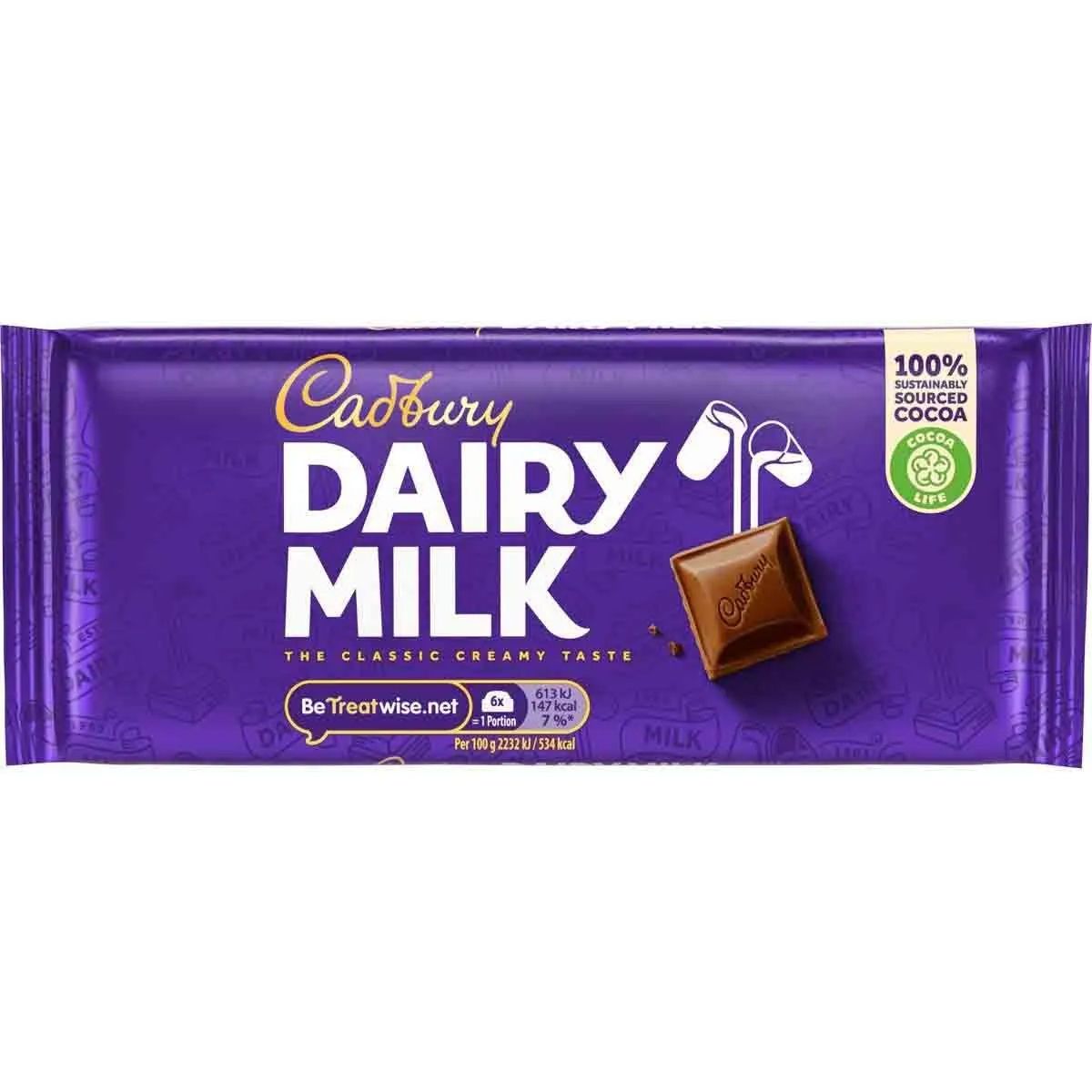 Cadbury Dairy Milk Chocolate Bar 110g (Box of 21) - Image 4